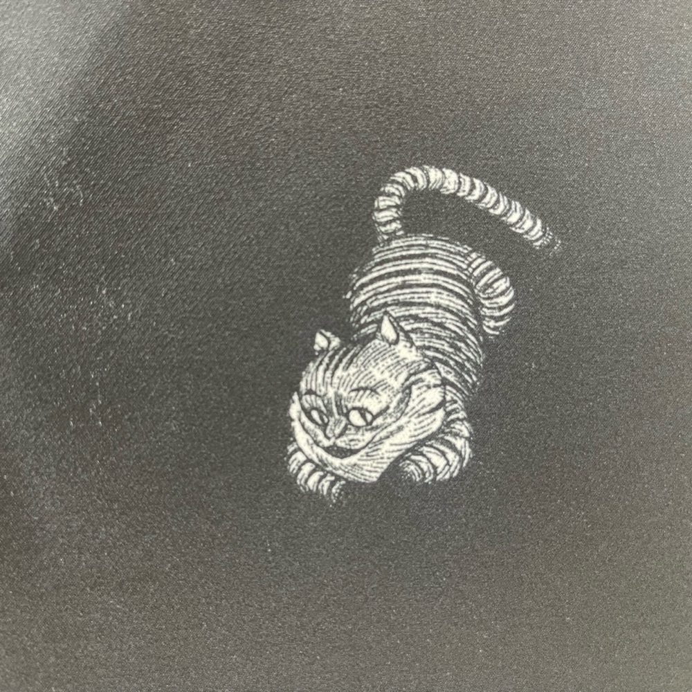 Disney Cheshire Cat Print A-line Black and White Mini Skirt - Size 2 - Picture 5 of 13